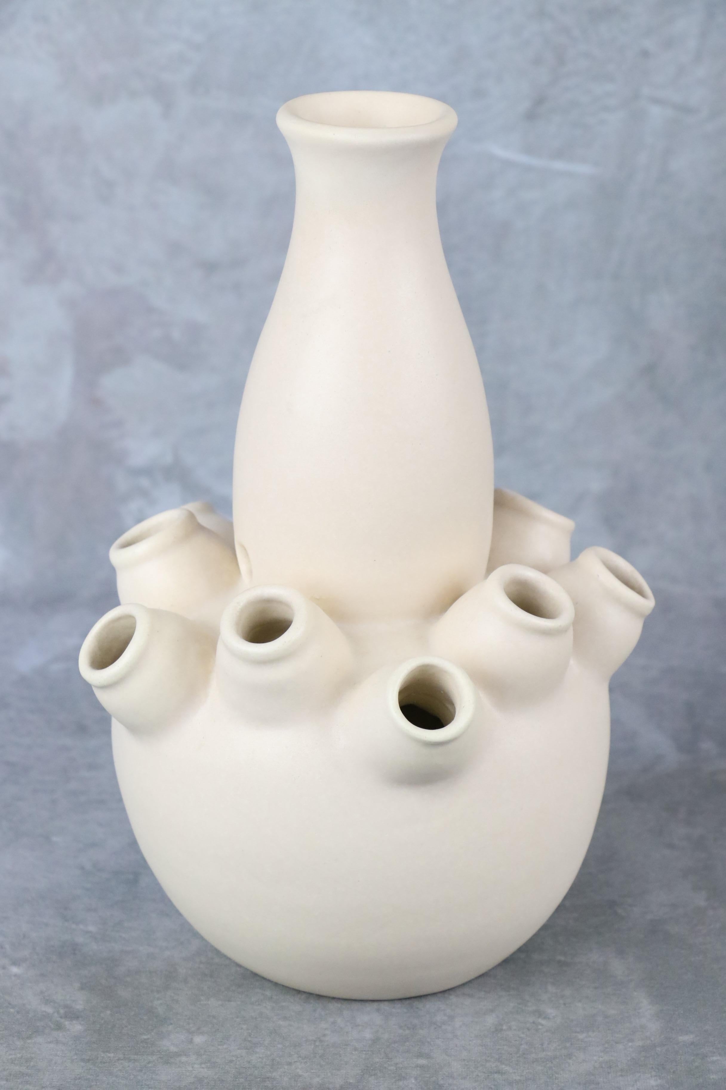 Mid-Century French Ceramic zoomorphic vase by Louis Giraud, Vallauris, 1950s In Good Condition For Sale In Camblanes et Meynac, FR