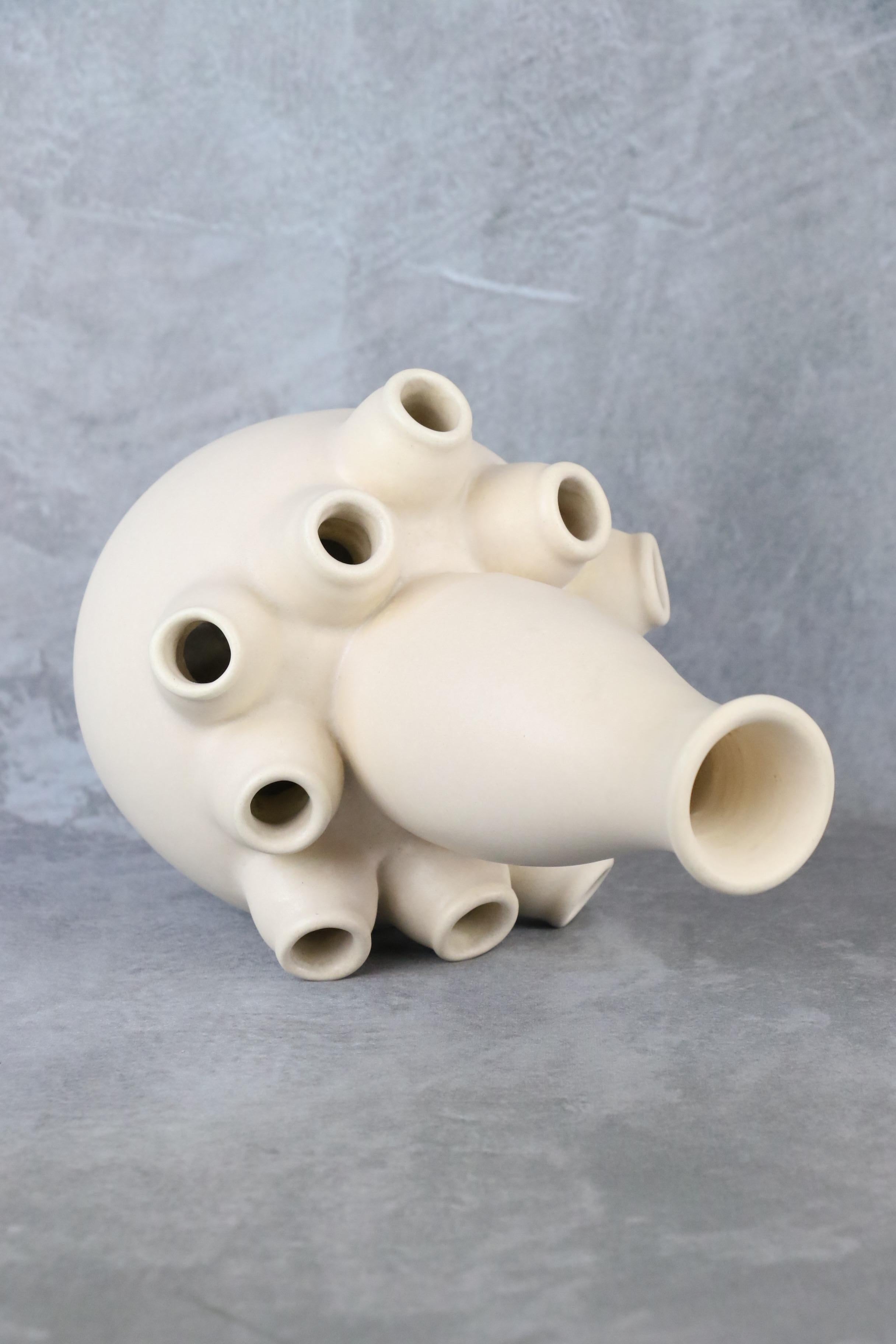 Mid-Century French Ceramic zoomorphic vase by Louis Giraud, Vallauris, 1950s For Sale 2