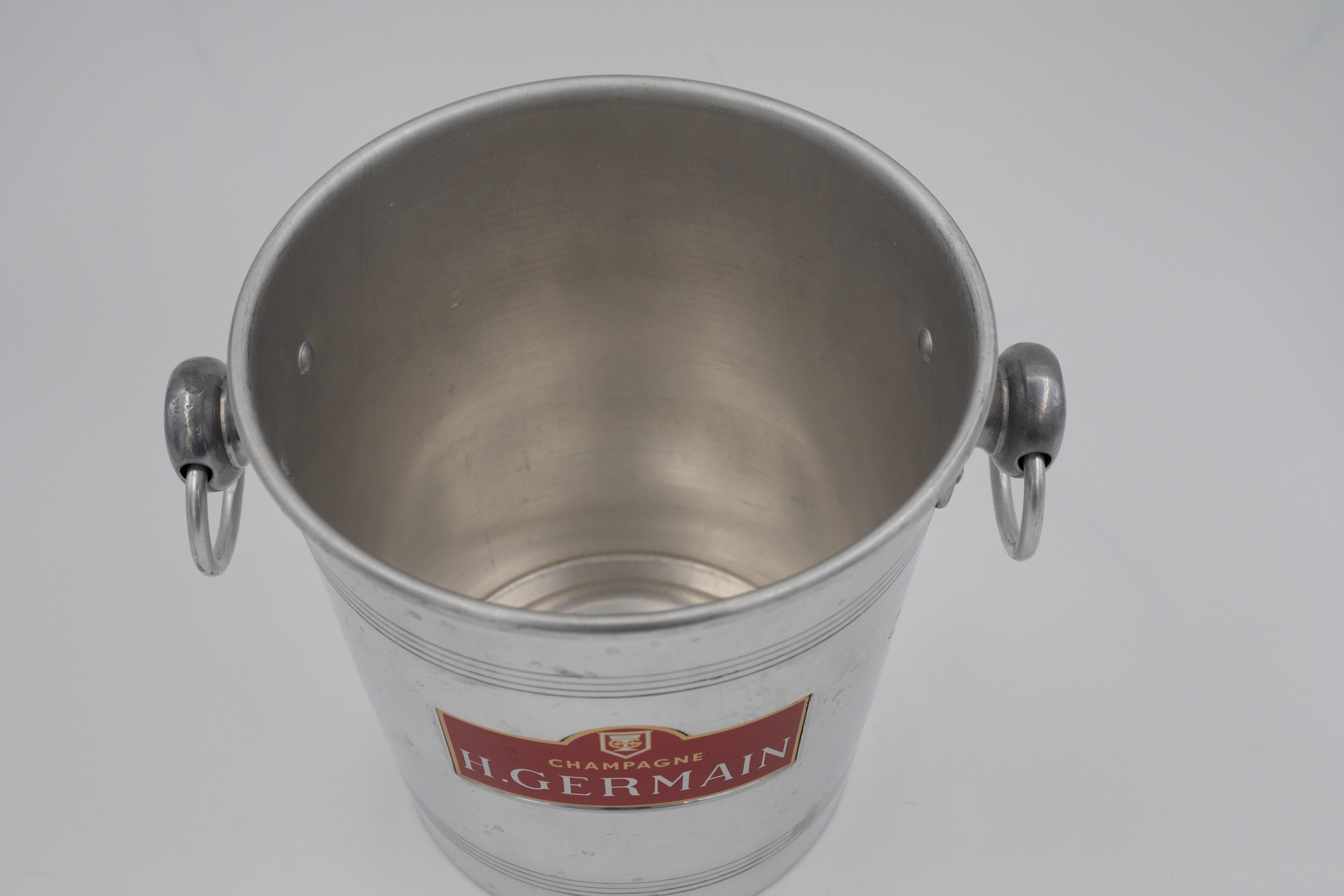 Französischer Champagnerkübel aus der Jahrhundertmitte - H. Germain im Zustand „Gut“ im Angebot in North Charleston, SC