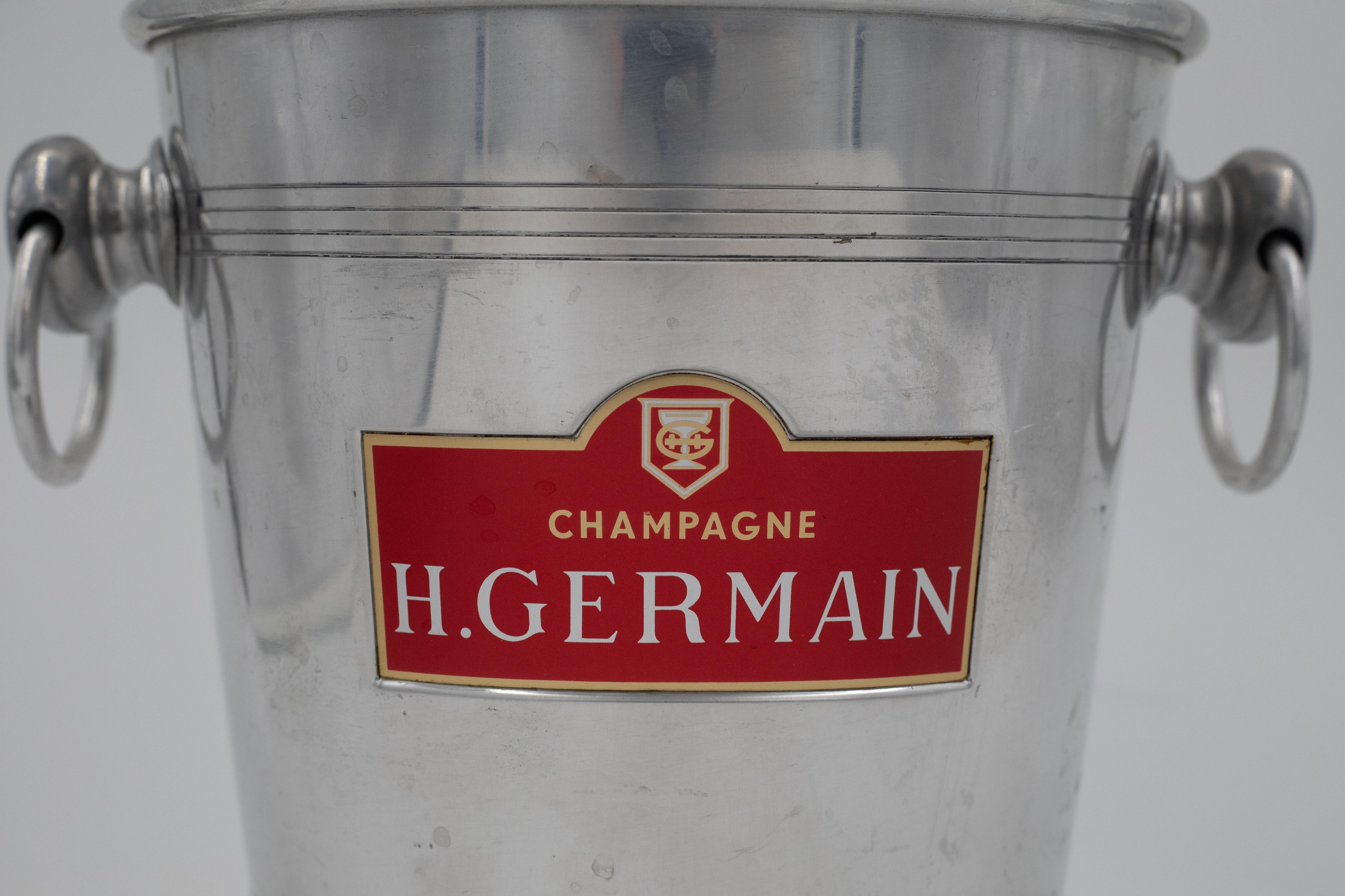 Französischer Champagnerkübel aus der Jahrhundertmitte - H. Germain (20. Jahrhundert) im Angebot