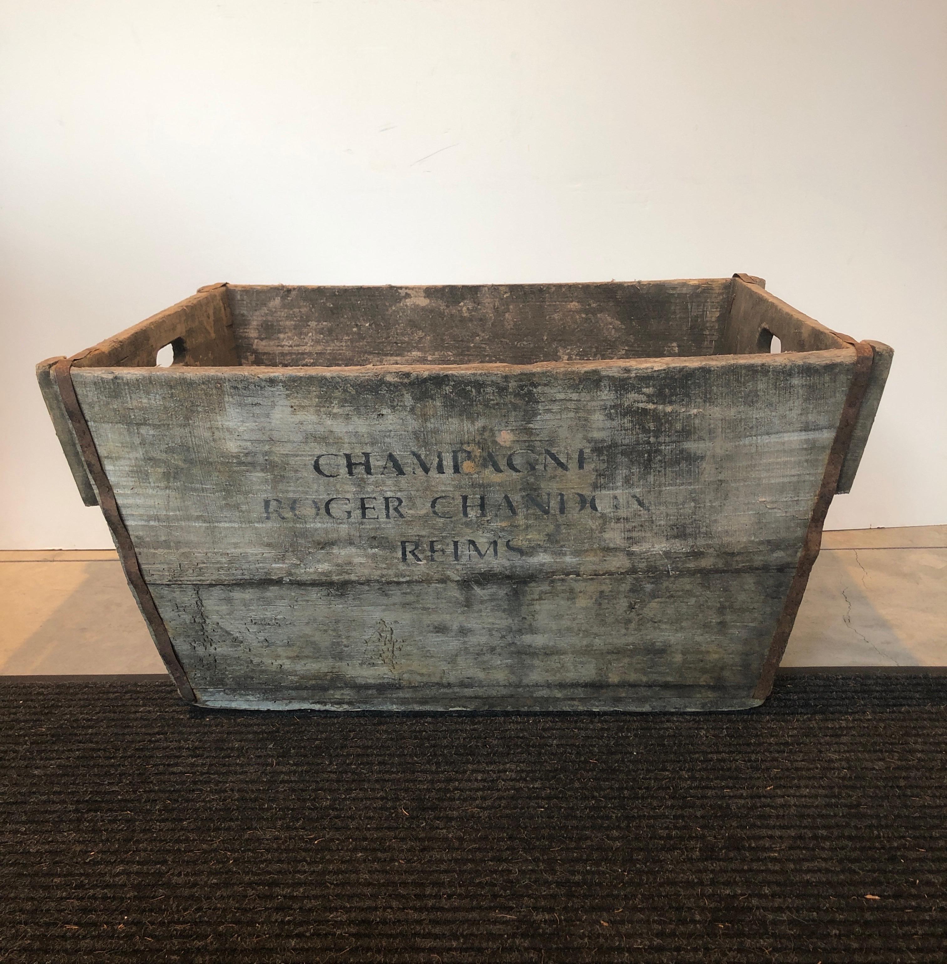 20th Century Midcentury French Champagne Harvest Basket