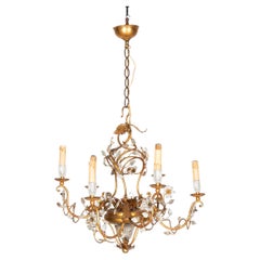 Lampadario francese della metà del secolo attribuito a Maison Jansen