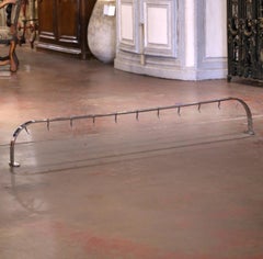 Mid-Century French Chrome Pot and Utensil Wall Rack