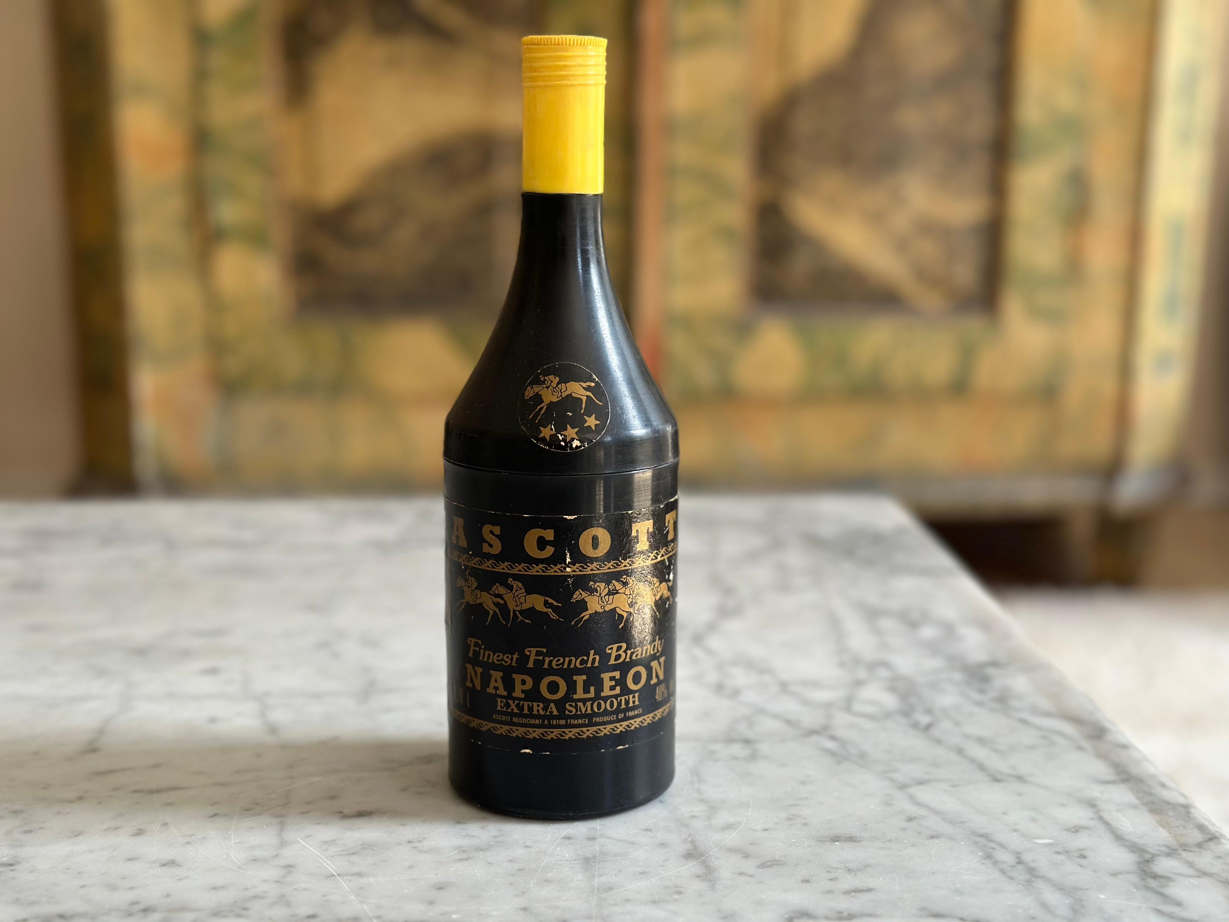 Mid-Century Modern Distributeur de cigarettes français du milieu du siècle - Bouteille de brandy 