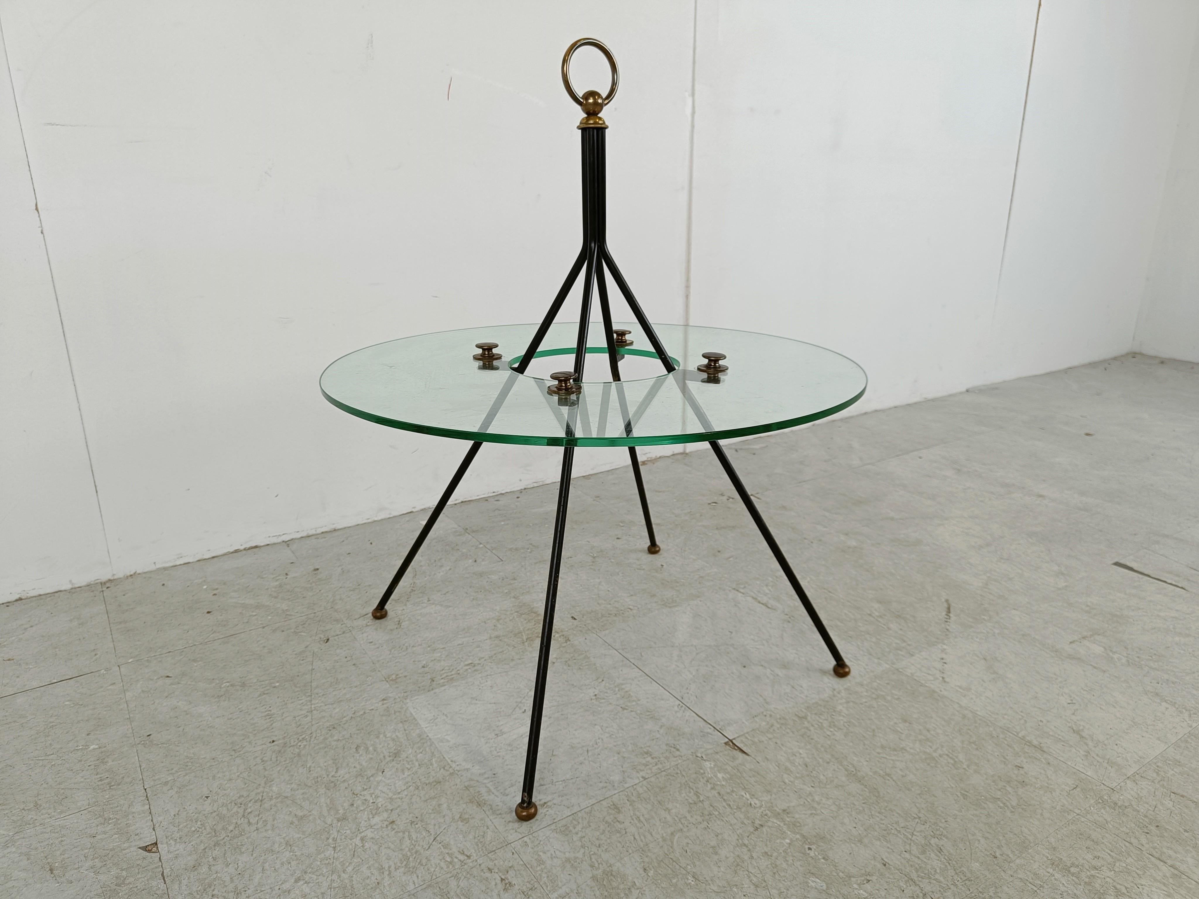 Mid-Century French Coffee Table by Claude Delor, 1950s For Sale 2