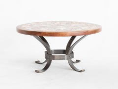 Mid Century French Coffee Table by Dutron