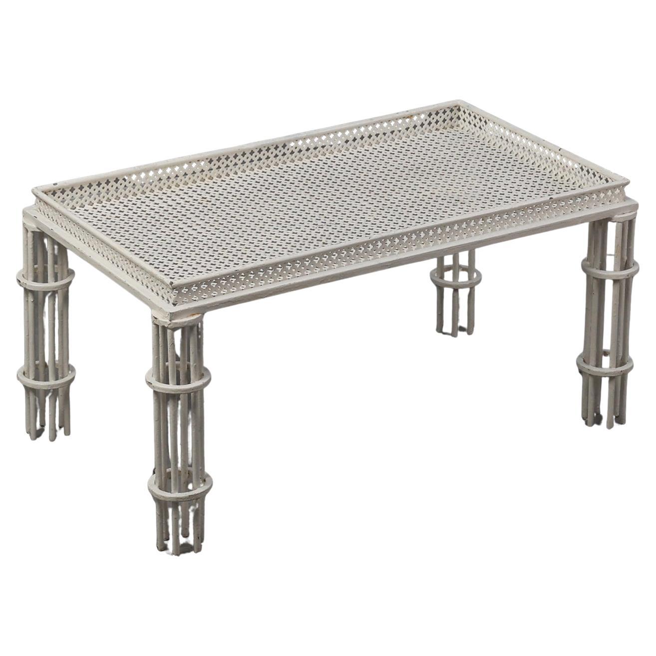 Table basse française du milieu du siècle par Mathieu Matégot, 1960