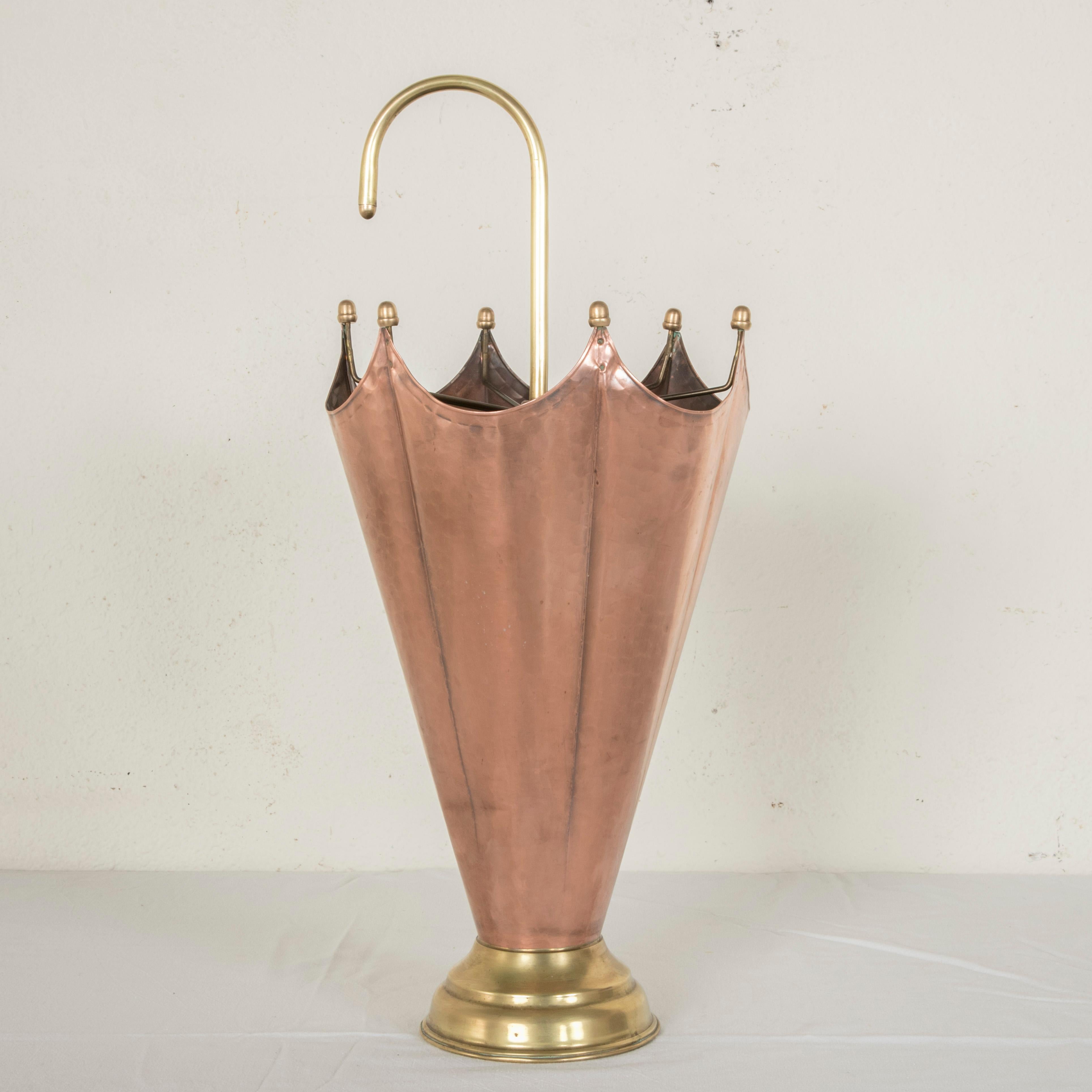 Umbrella Stand Umbrella Door Polished Brass Tube processing Made in Italy 