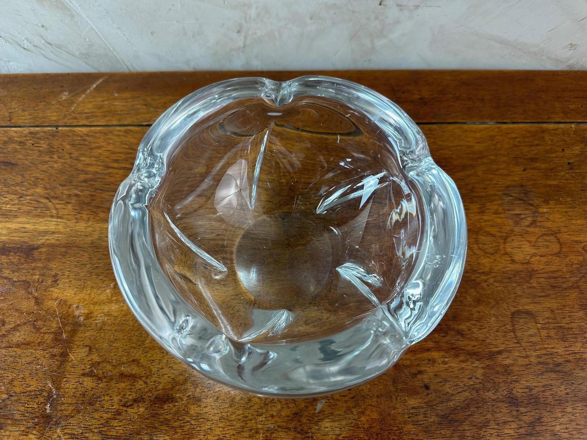 Mid-century French Daum Crystal Ashtray, 1950s For Sale 2