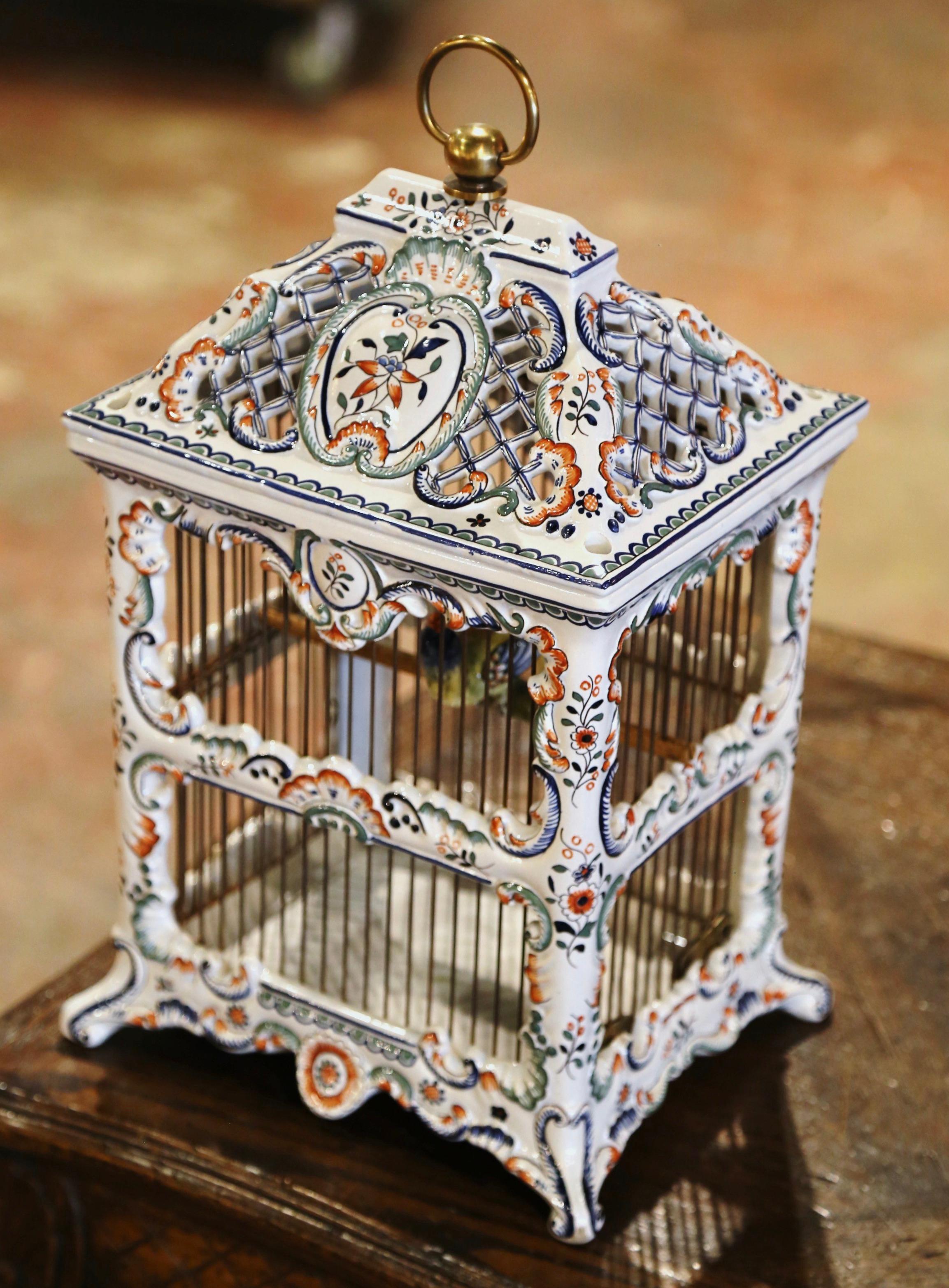 ceramic bird cage