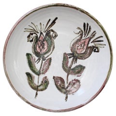 Piatto decorativo francese della metà del secolo scorso di Albert Thiry 'circa 1960'