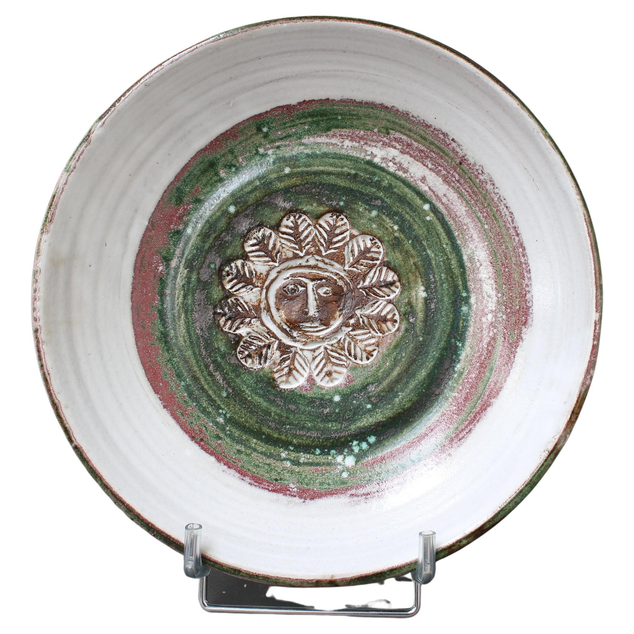 Mid-Century French Decorative Platter by Albert Thiry (circa 1960s) For Sale
