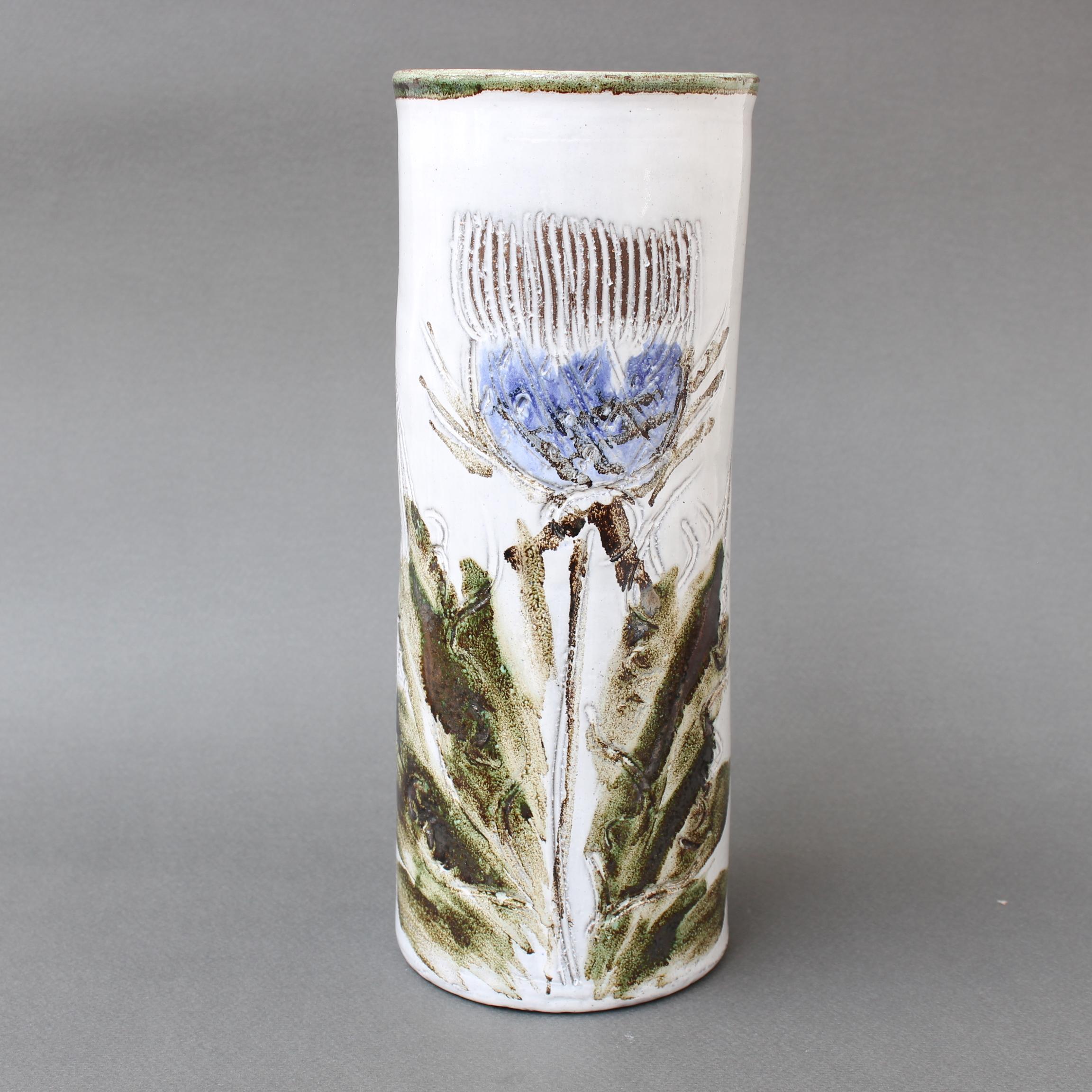 Mid-20th Century Mid-Century French Decorative Vase by Albert Thiry (circa 1960s) For Sale