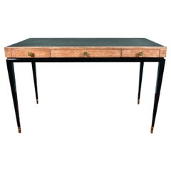 Midcentury French Desk in White Oakwood