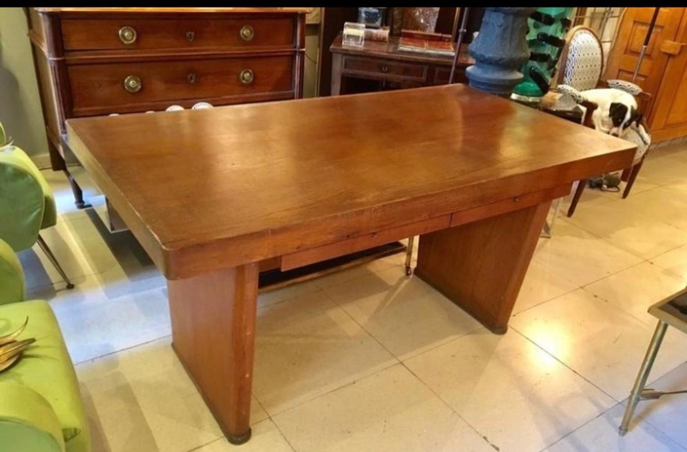 Mid-Century French Pierre Chapo Style  Desk Table 7