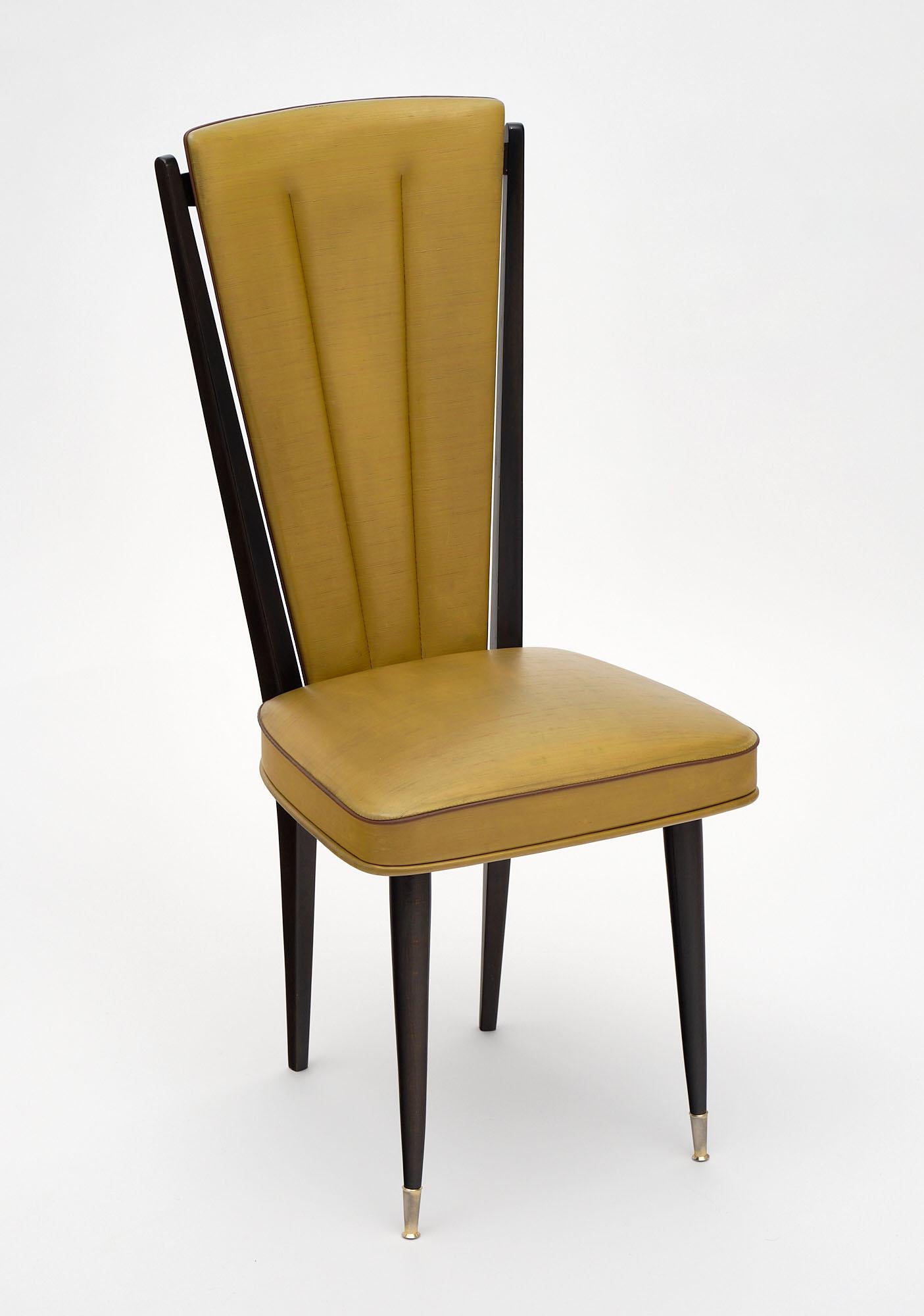 Mid-Century French Dining Chairs In Good Condition For Sale In Austin, TX