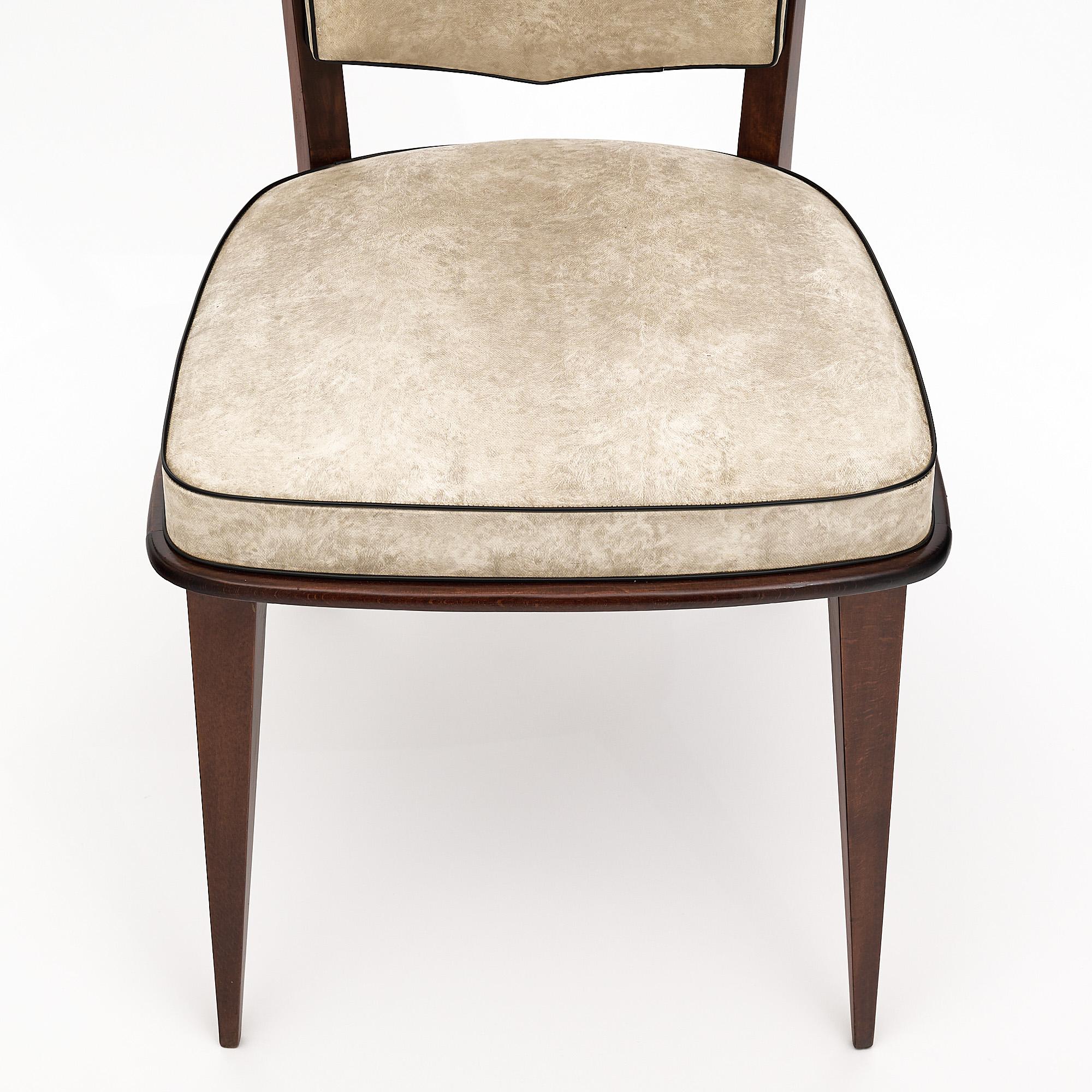 Mid-Century French Dining Chairs For Sale 1