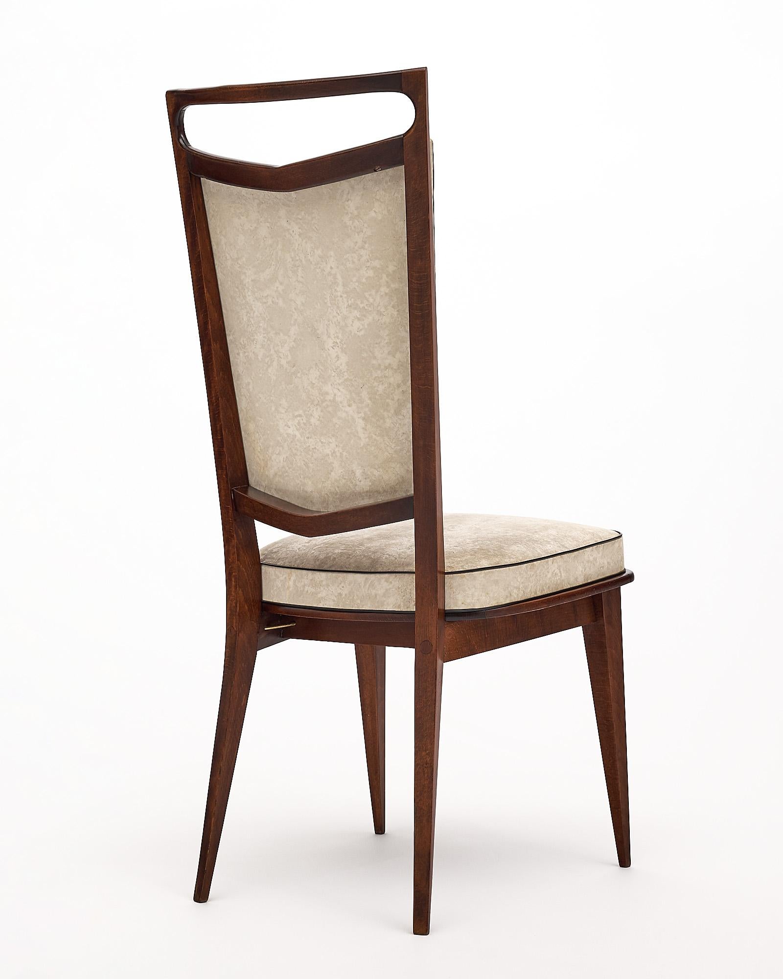 Mid-Century French Dining Chairs For Sale 3