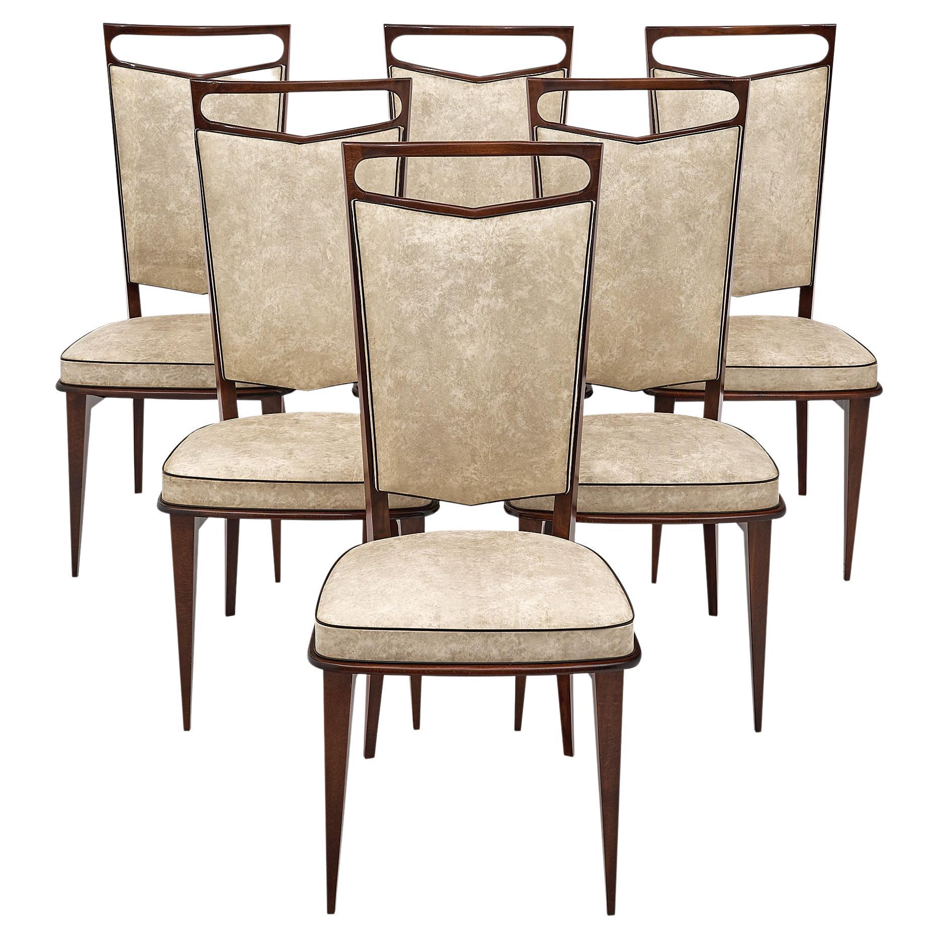 Mid-Century French Dining Chairs For Sale