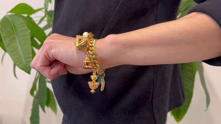 Louis Vuitton Gold Charm Bracelet with Lock and Keys at 1stDibs  louis  vuitton 18k gold bracelet, louis vuitton charm bracelet, louis vuitton  bracelet