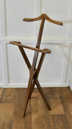 Mid Century French Gentleman’s Floor Standing Suit Hanger or Valet