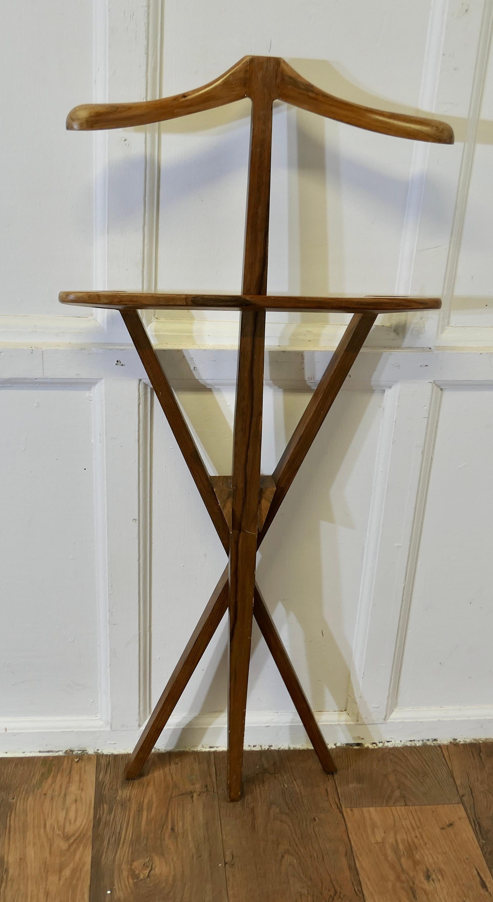 Mid Century French Gentleman’s Floor Standing Suit Hanger or Valet 1