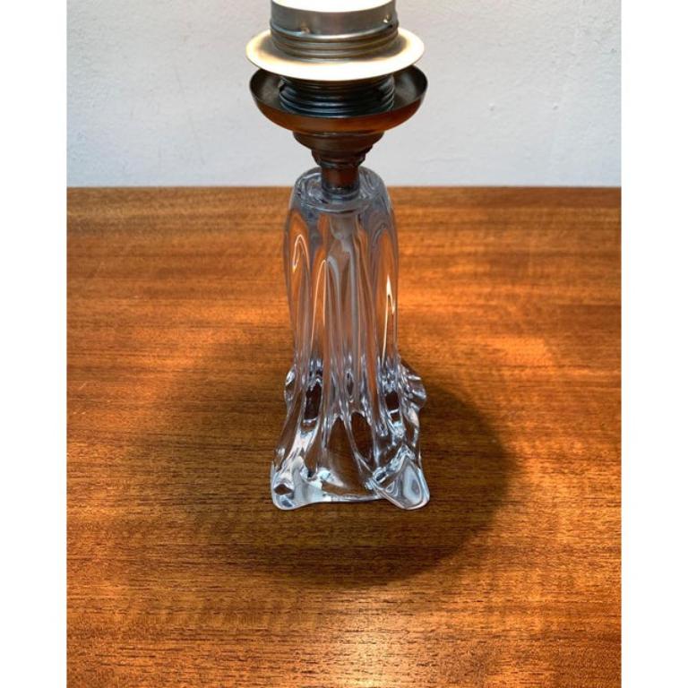 Lámpara de sobremesa francesa de cristal de Daum de mediados de siglo, años 60 en venta 3