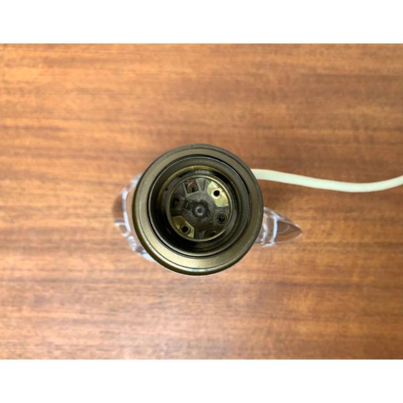 Lampe de table en verre française du milieu du siècle, Daum, années 1960 en vente 3