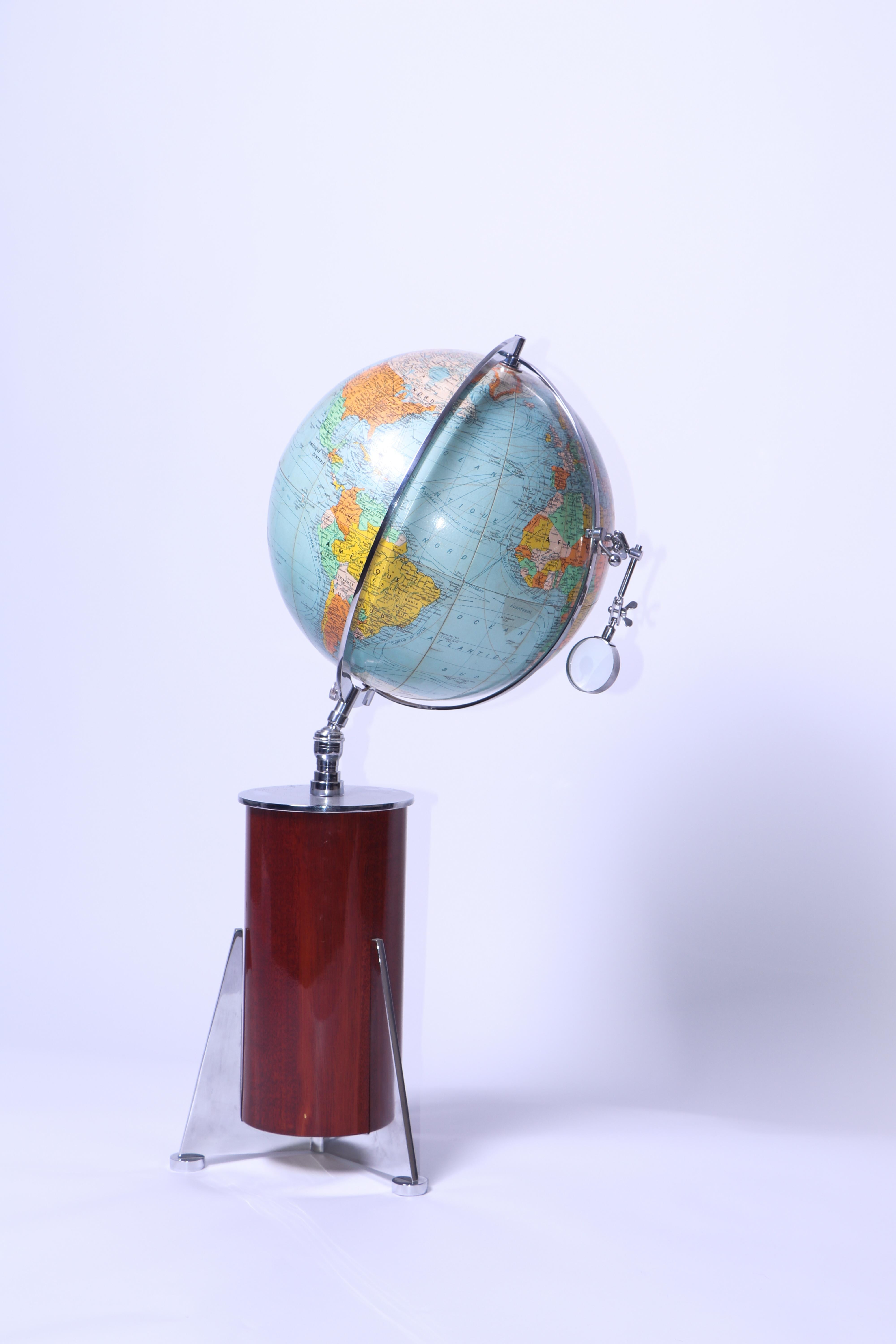 Mid-Century Modern Mid-Century French Globe by Girard et Barrère