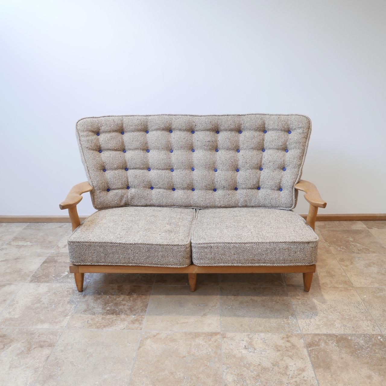 Midcentury French Guillerme et Chambron Sofa 6