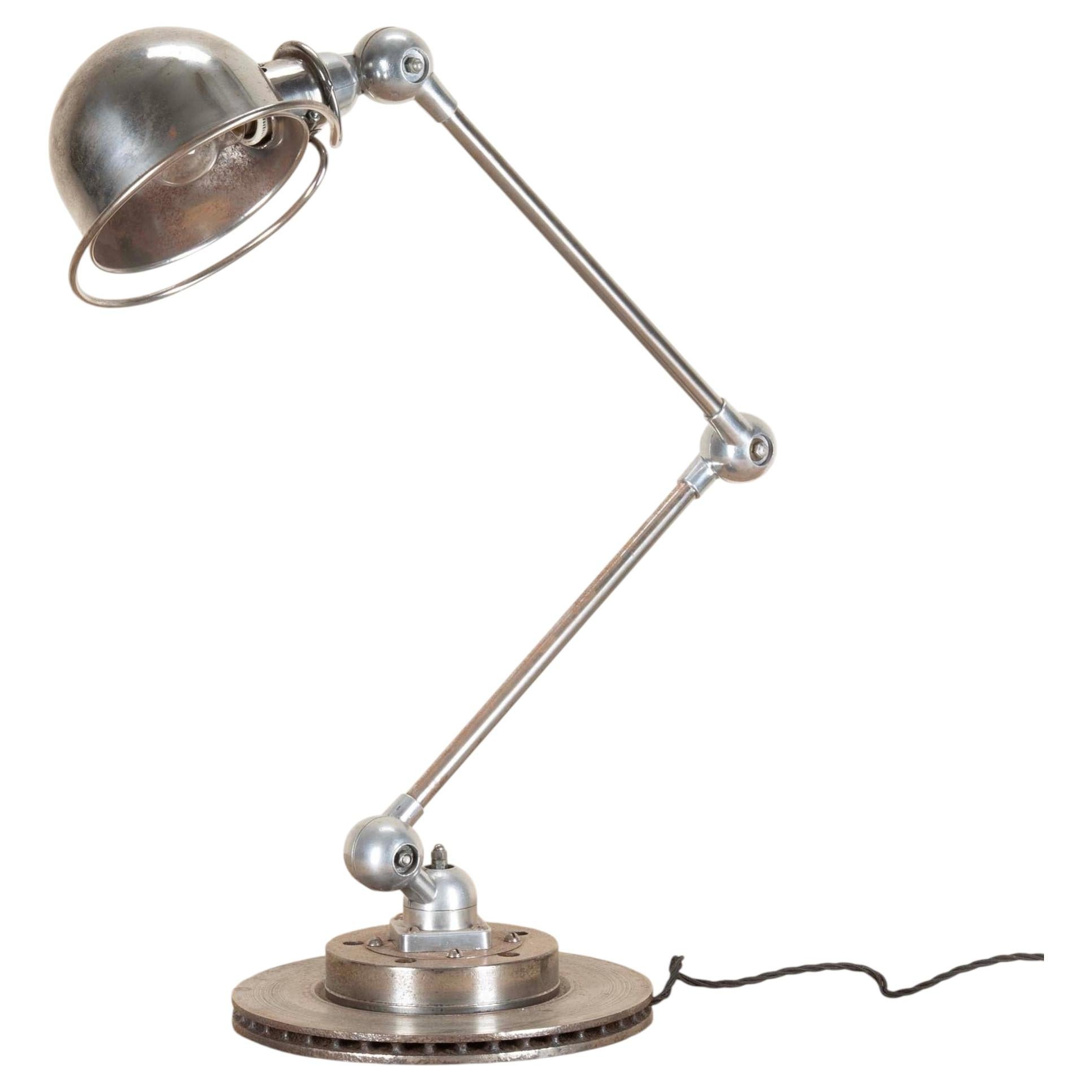 Mid-Century French Jieldé Articulated Industrial Desk Lamp