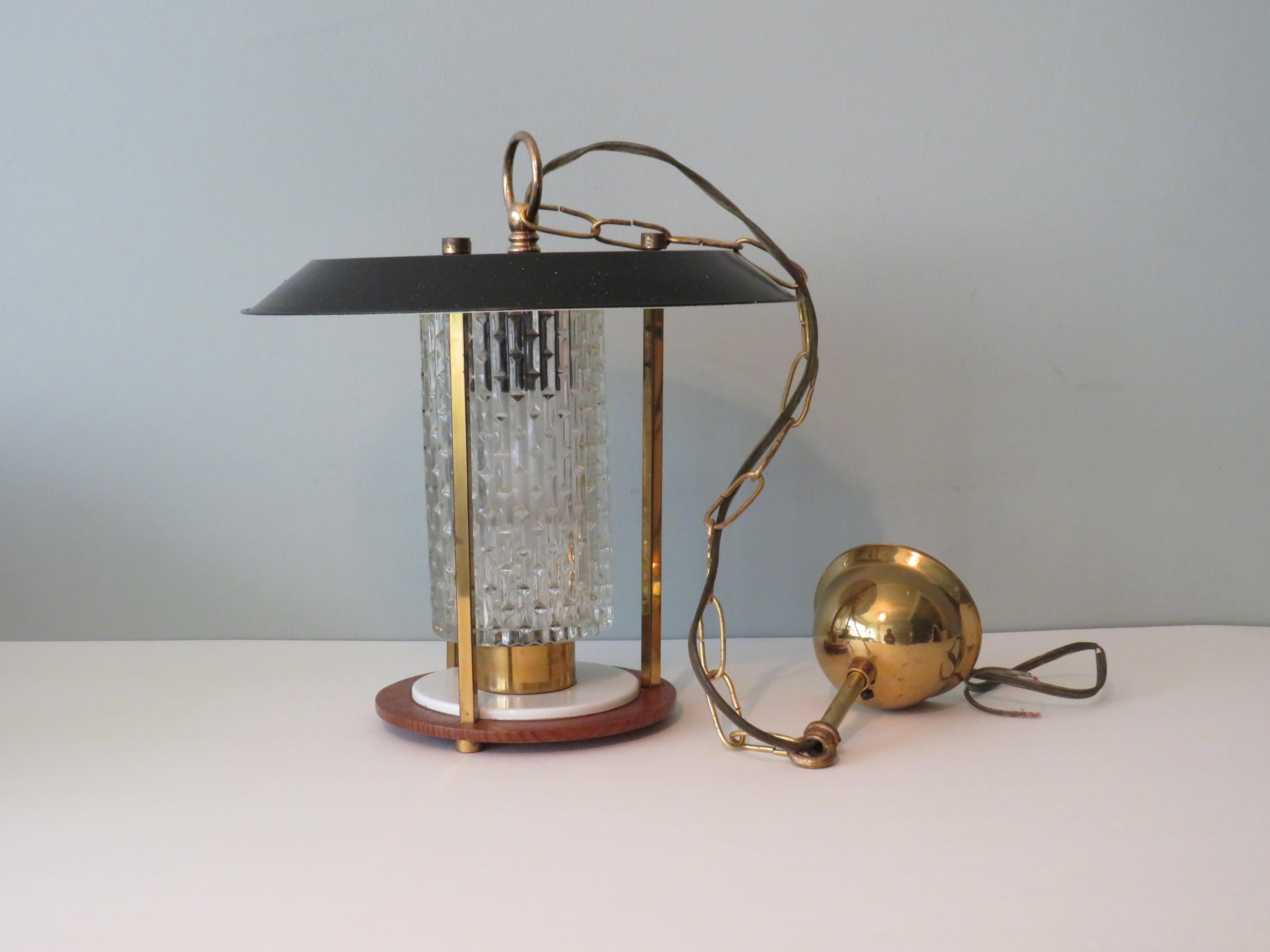 Mid Century French Lantern, Ceiling Lamp In Good Condition For Sale In Herentals, BE