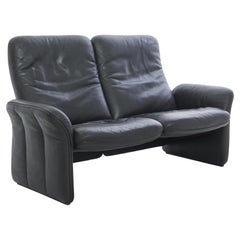 Mid-Century French Leather Sofa