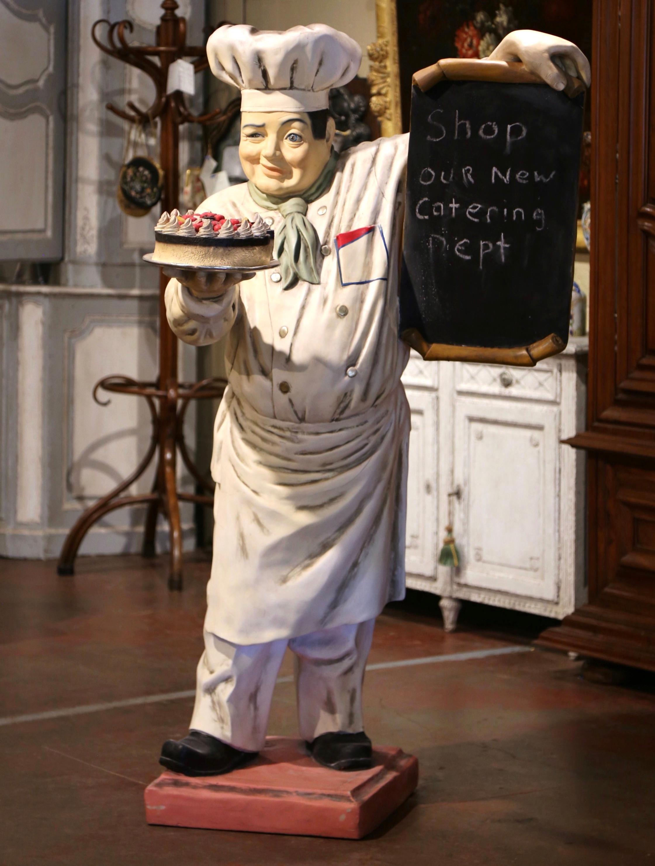 large chef statues for sale