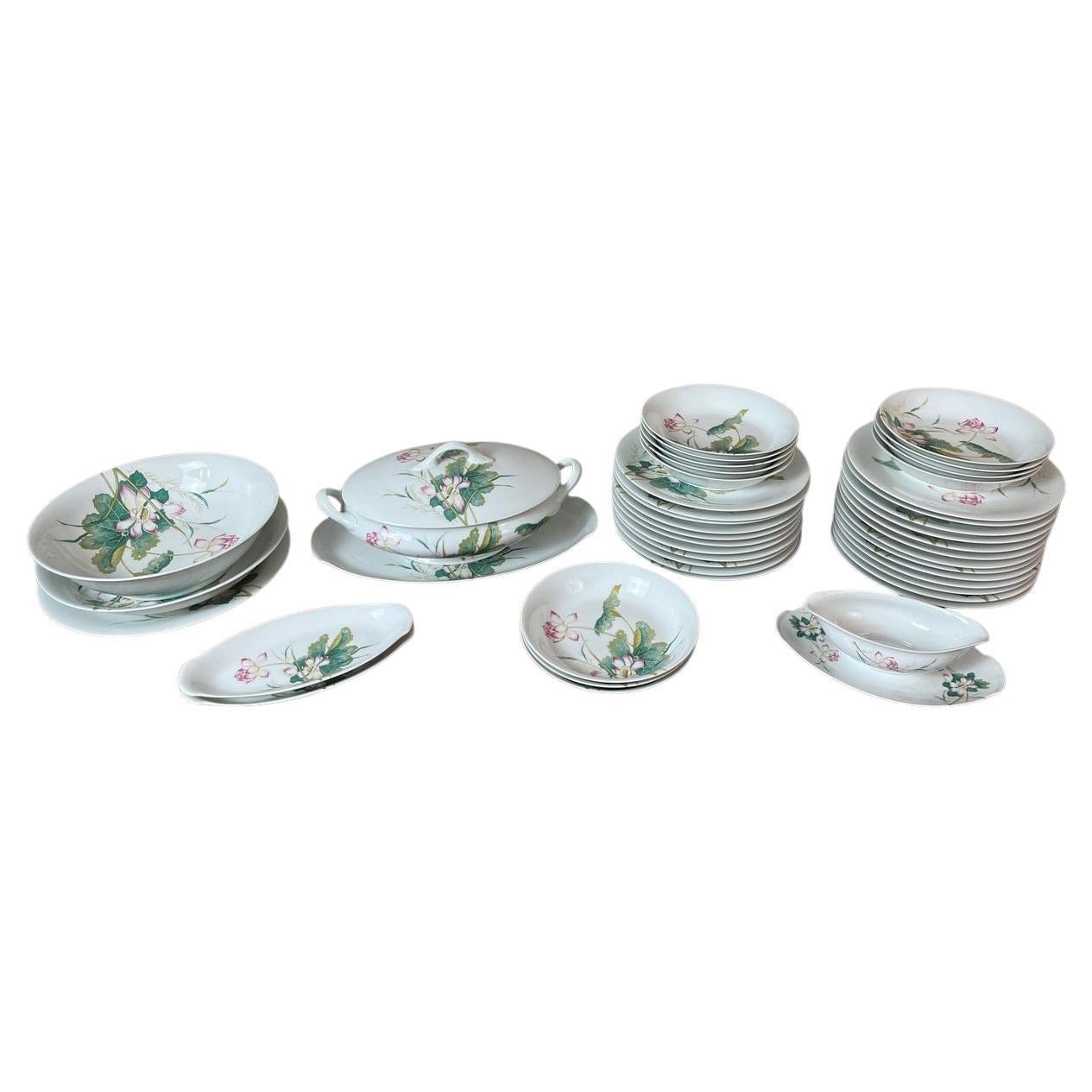 Mid-century French Limoges Porcelain Serving Pieces, 1950s