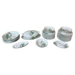 Vintage Mid-century French Limoges Porcelain Serving Pieces, 1950s
