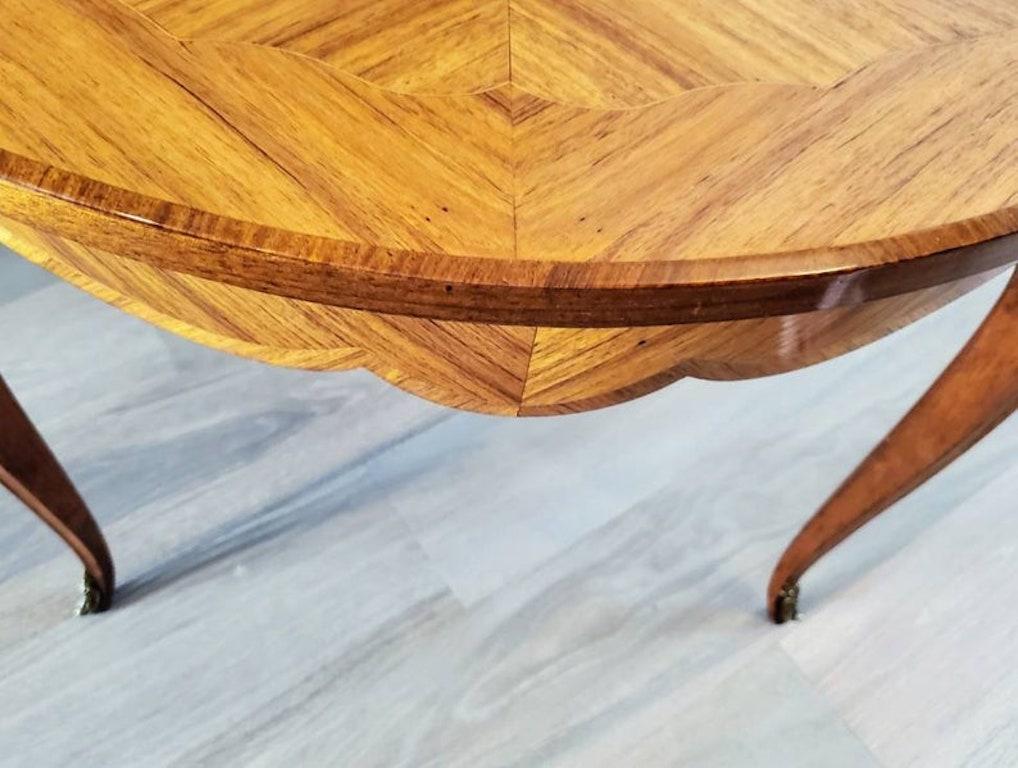 Mid-Century French Louis XV Marquetry Table 3