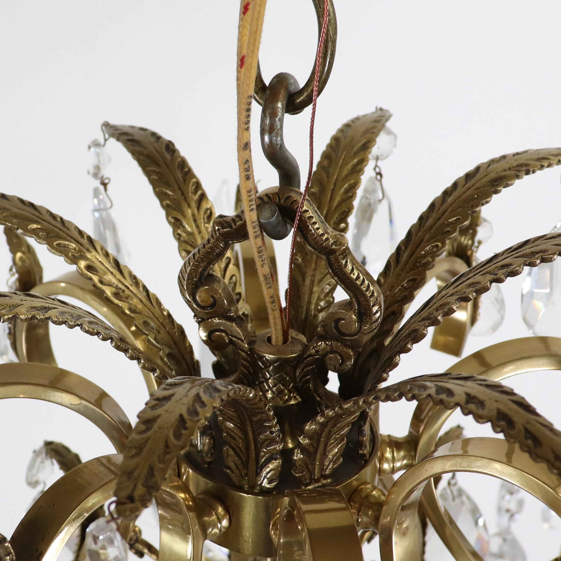 Mid-Century French Louis XV Style Bronze Chandelier   For Sale 10