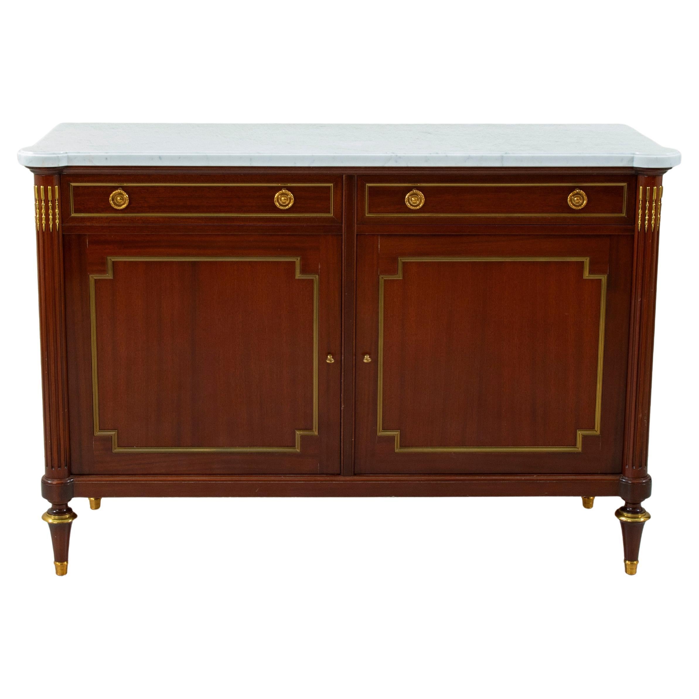 Buffet français de style Louis XVI du milieu du siècle dernier par Maurice Hirsch pour Maison Jansen