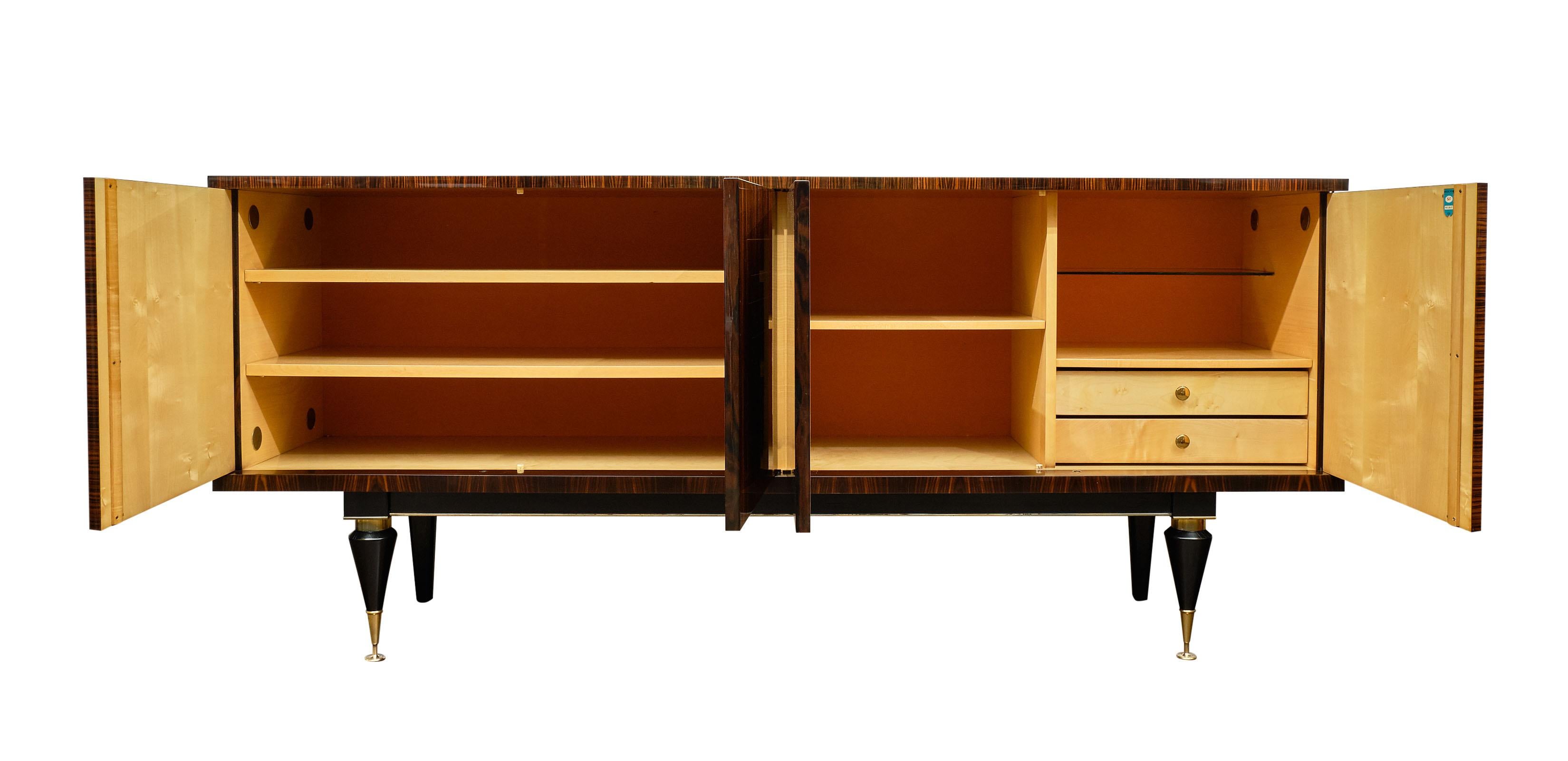 Midcentury French Macassar Buffet 2