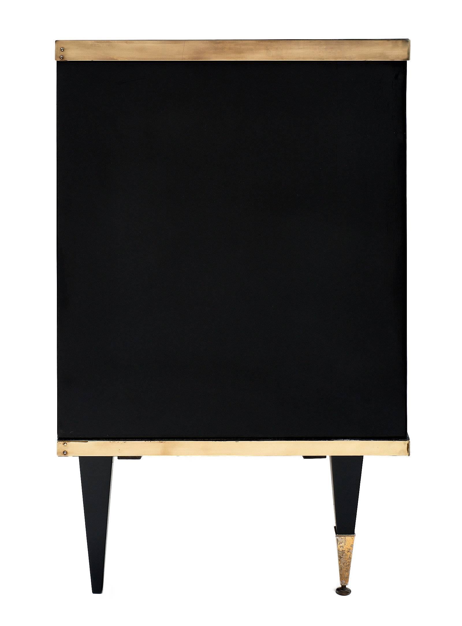 Midcentury French Macassar of Ebony Buffet 4