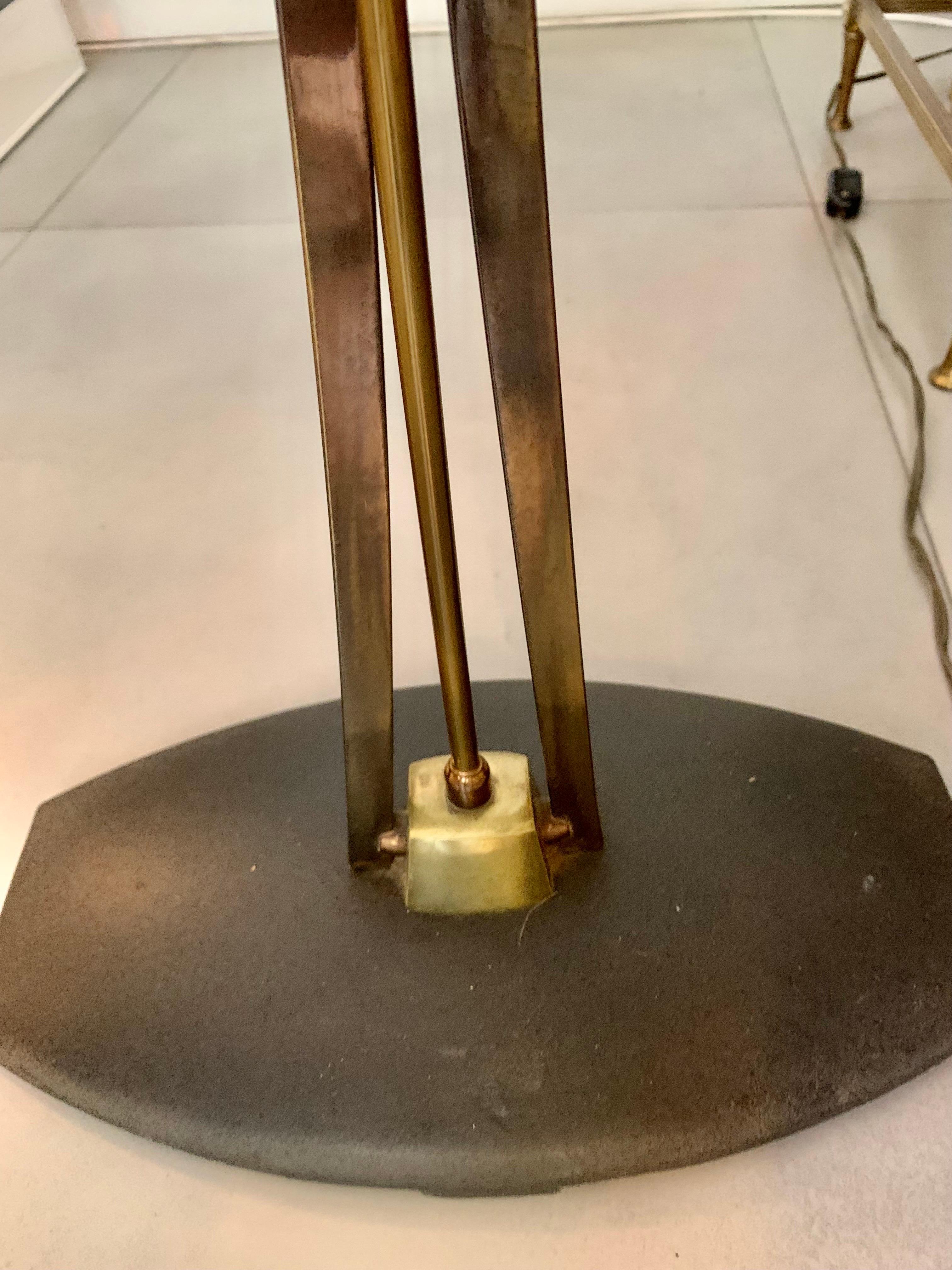 Mid-Century French Maison Lunel Floor Lamp For Sale 3