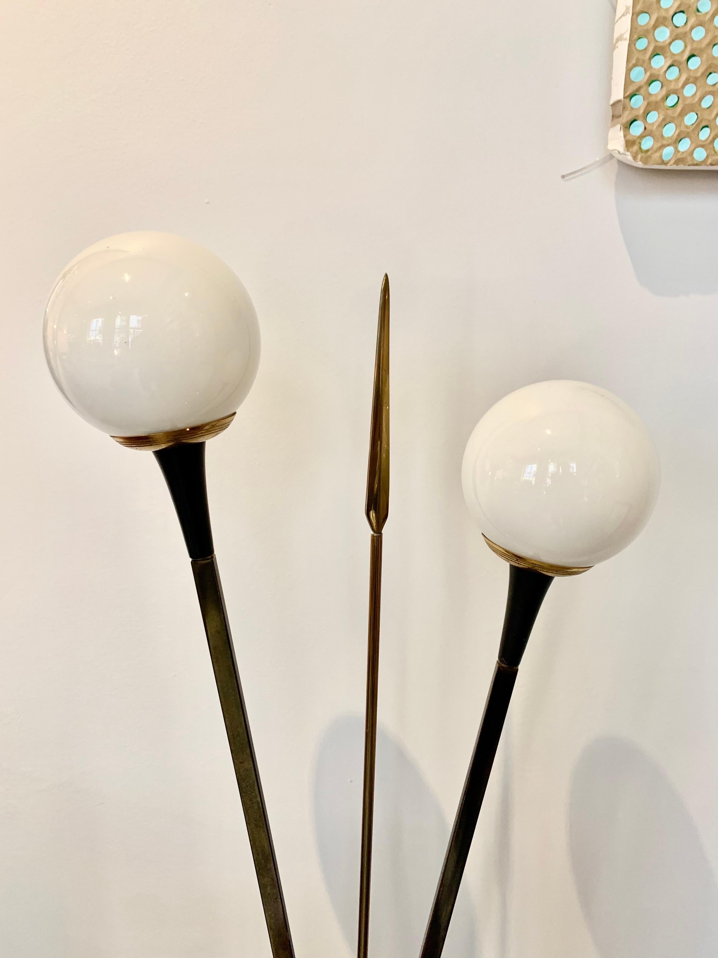 Mid-Century French Maison Lunel Floor Lamp For Sale 7