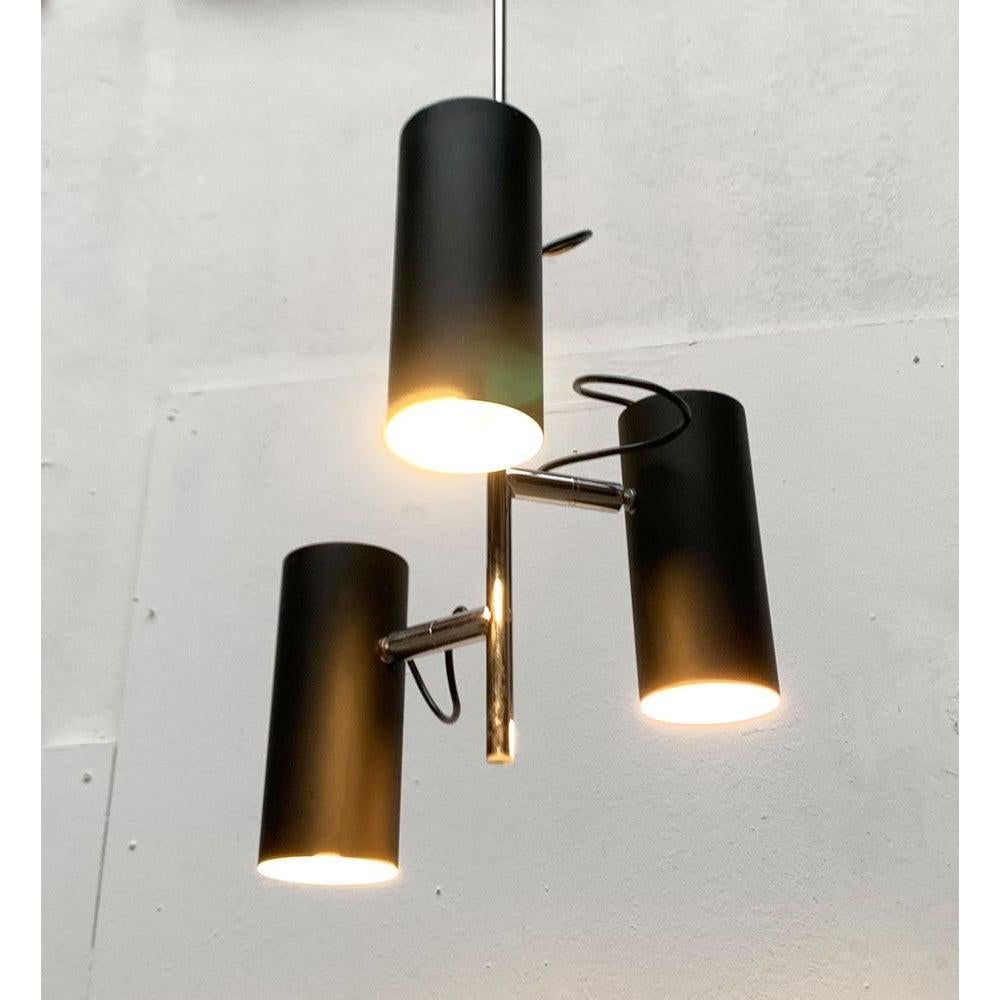 Lampada a sospensione minimalista francese di metà secolo, anni '60 in vendita 3