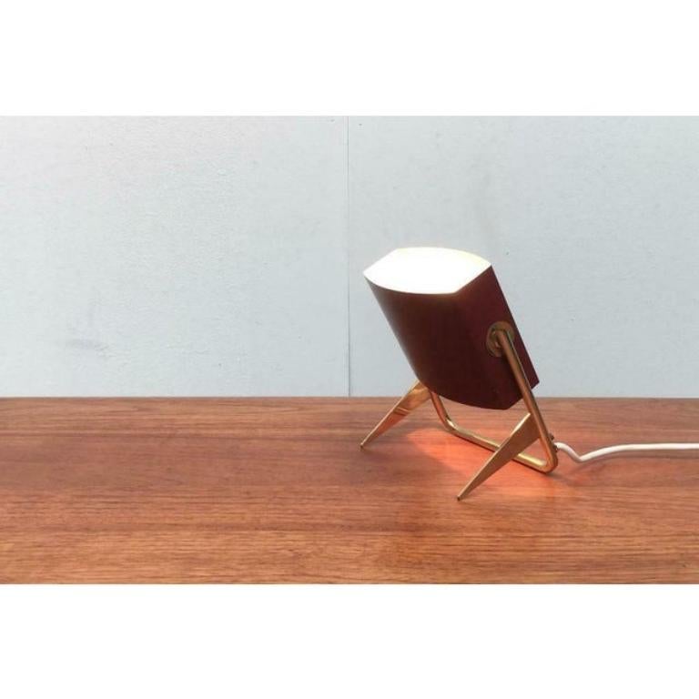Lámpara de sobremesa minimalista francesa de mediados de siglo de Jacques Biny para Lita, años 60 en venta 3