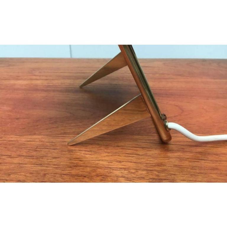 Lámpara de sobremesa minimalista francesa de mediados de siglo de Jacques Biny para Lita, años 60 en venta 4