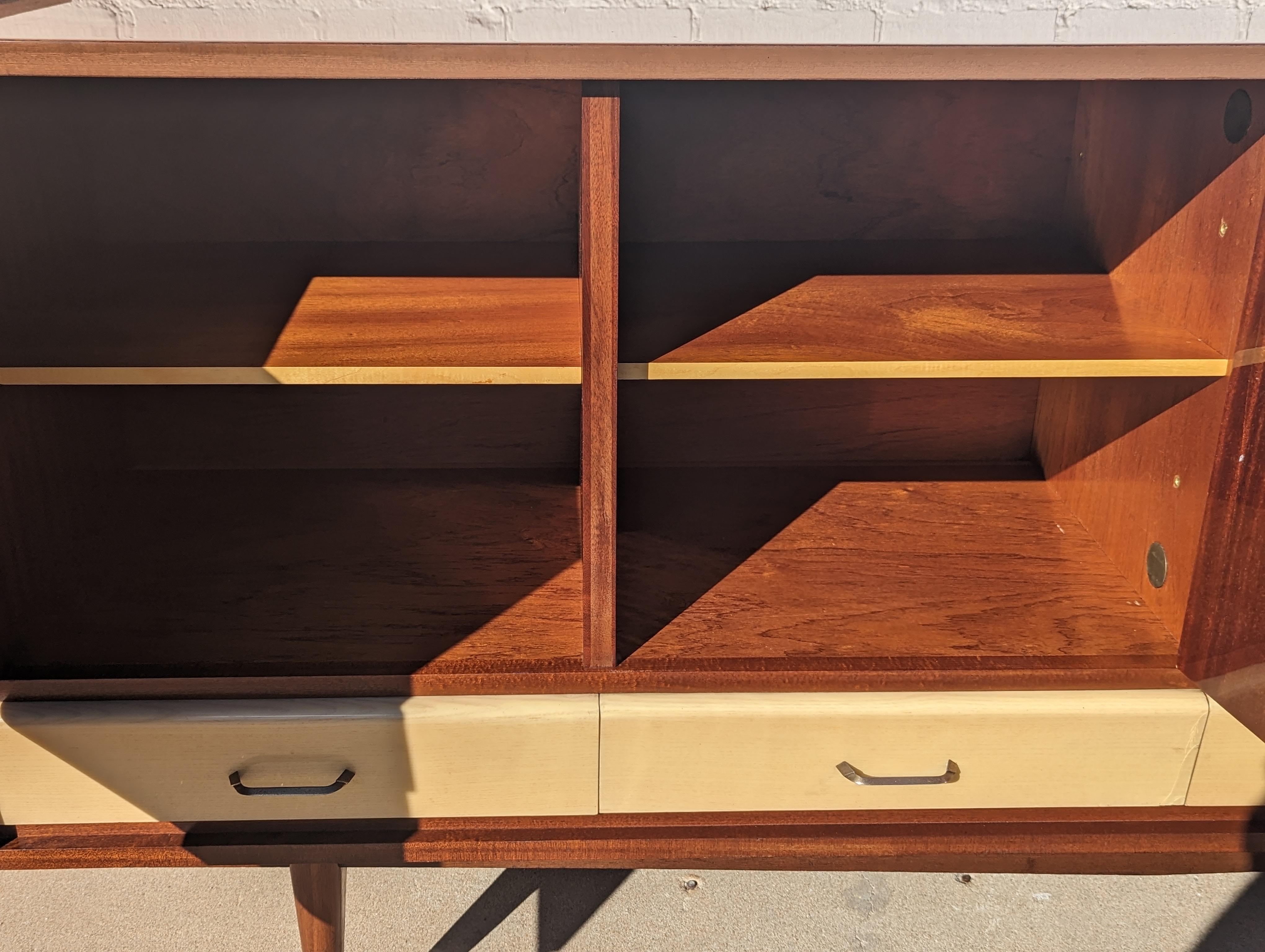 Mid Century French Modern Lacquered Credenza  For Sale 5