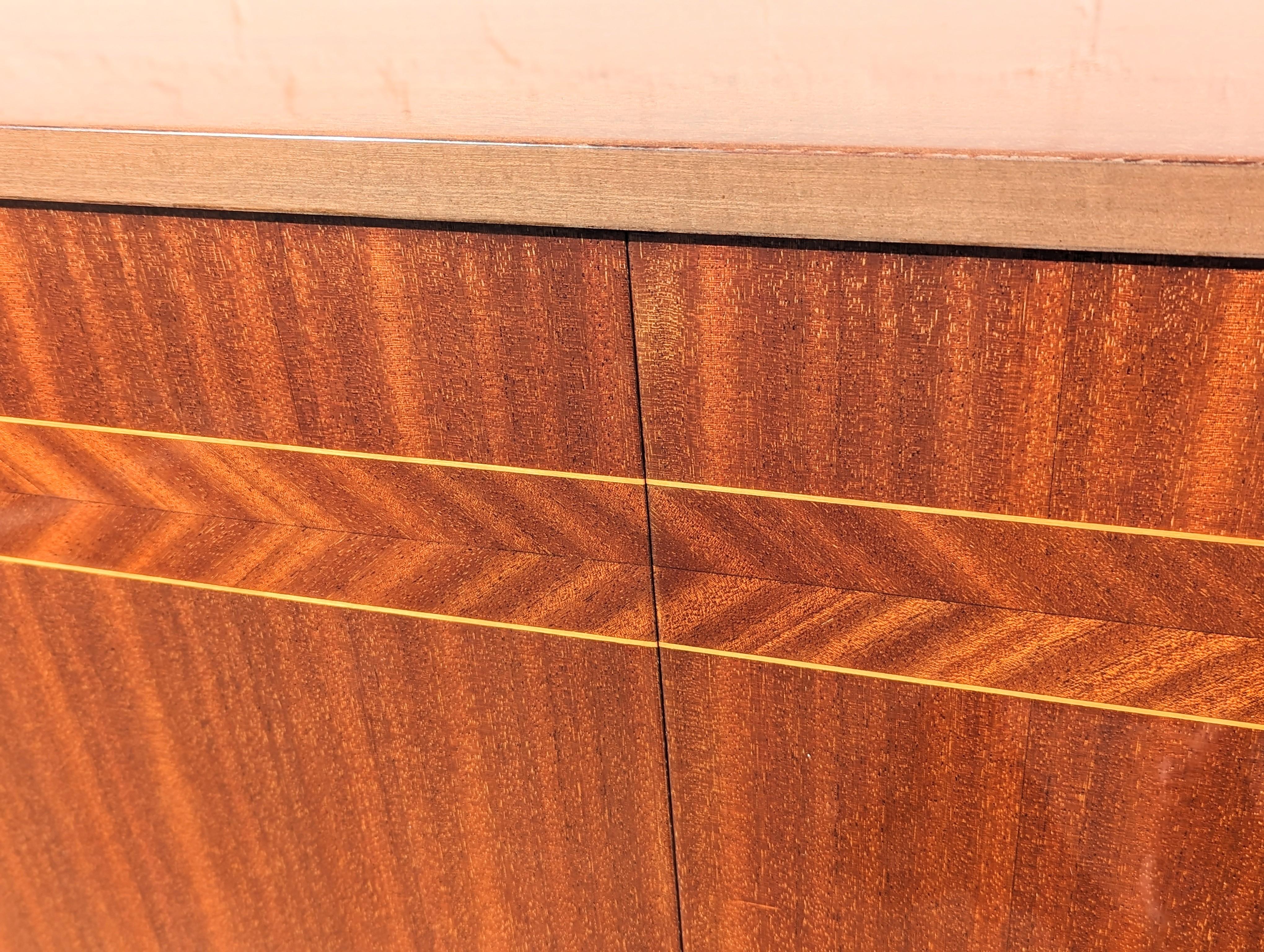 Mid-20th Century Mid Century French Modern Lacquered Credenza  For Sale