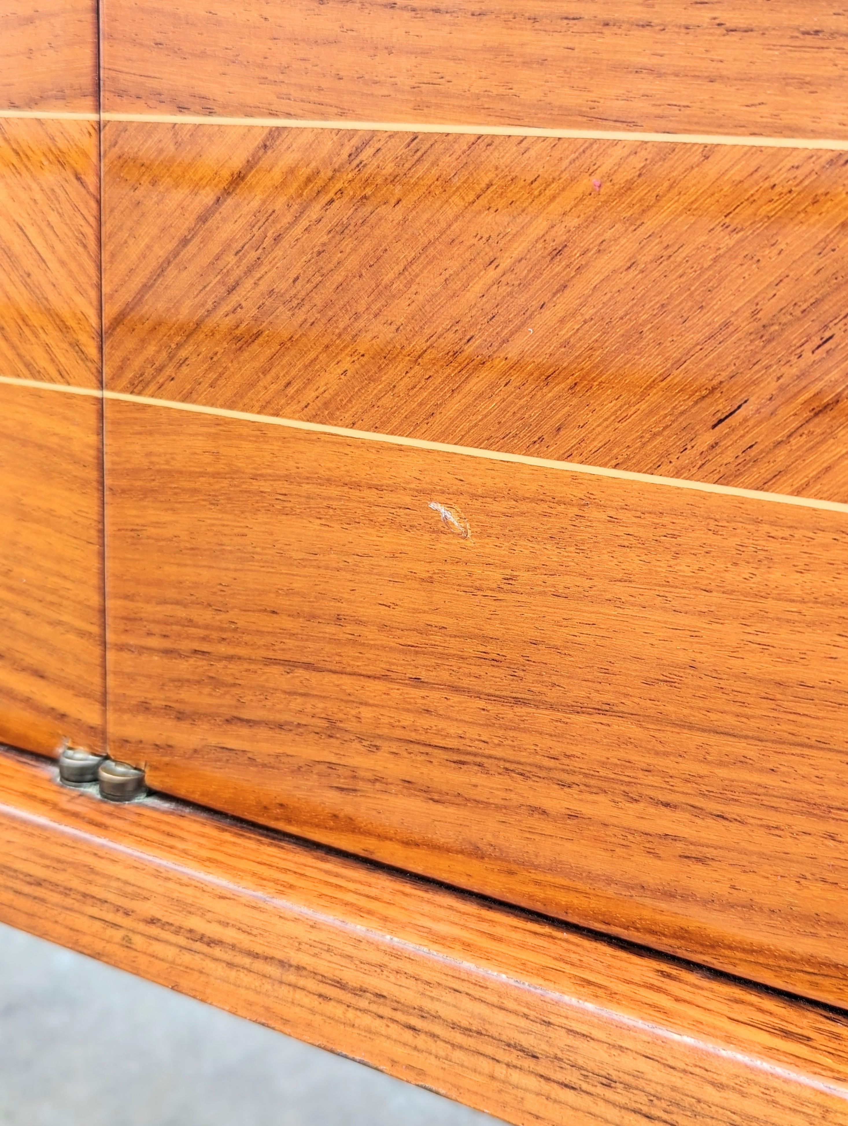 Mid Century French Modern Lacquered Sideboard In Good Condition For Sale In Tulsa, OK