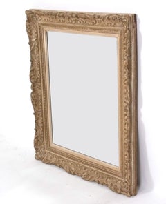 Mid Century French Montparnasse Framed Mirror 36" x 30.25"